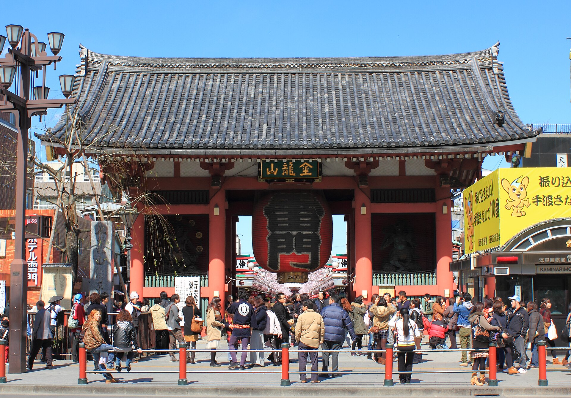 浅草寺雷门与仲见世