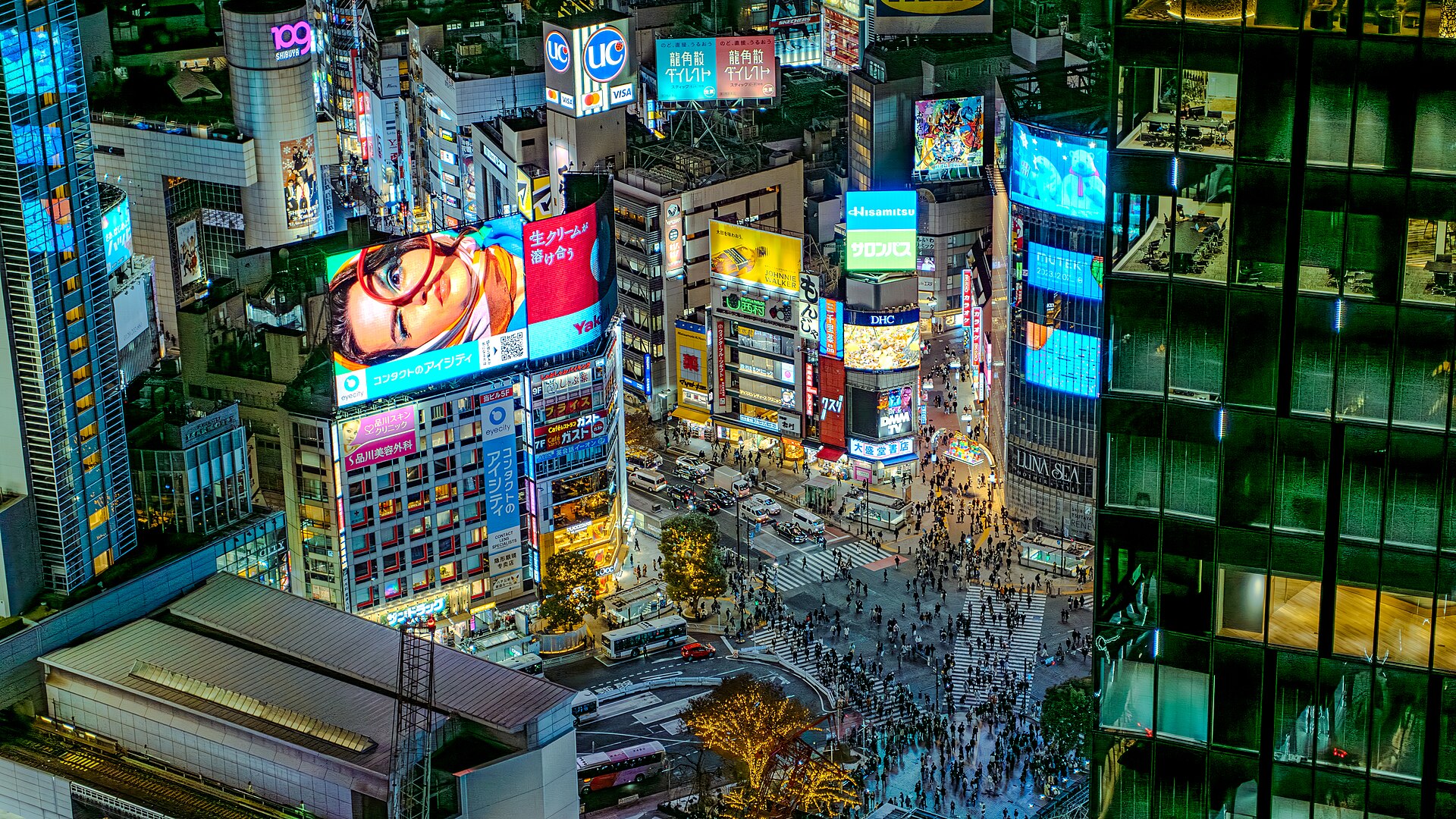 涩谷街区与城市路口